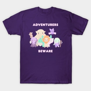 Kawaii Monsters - Adventurers Beware T-Shirt